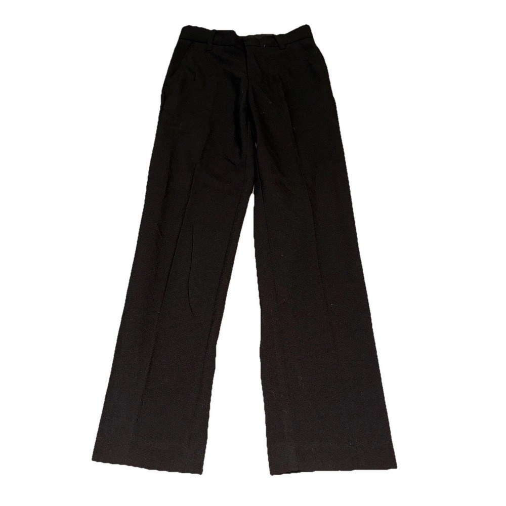 New VAN HEUSEN Boys‎ Black Dress Pants Regular Size 10 Slim Flex Flat Front